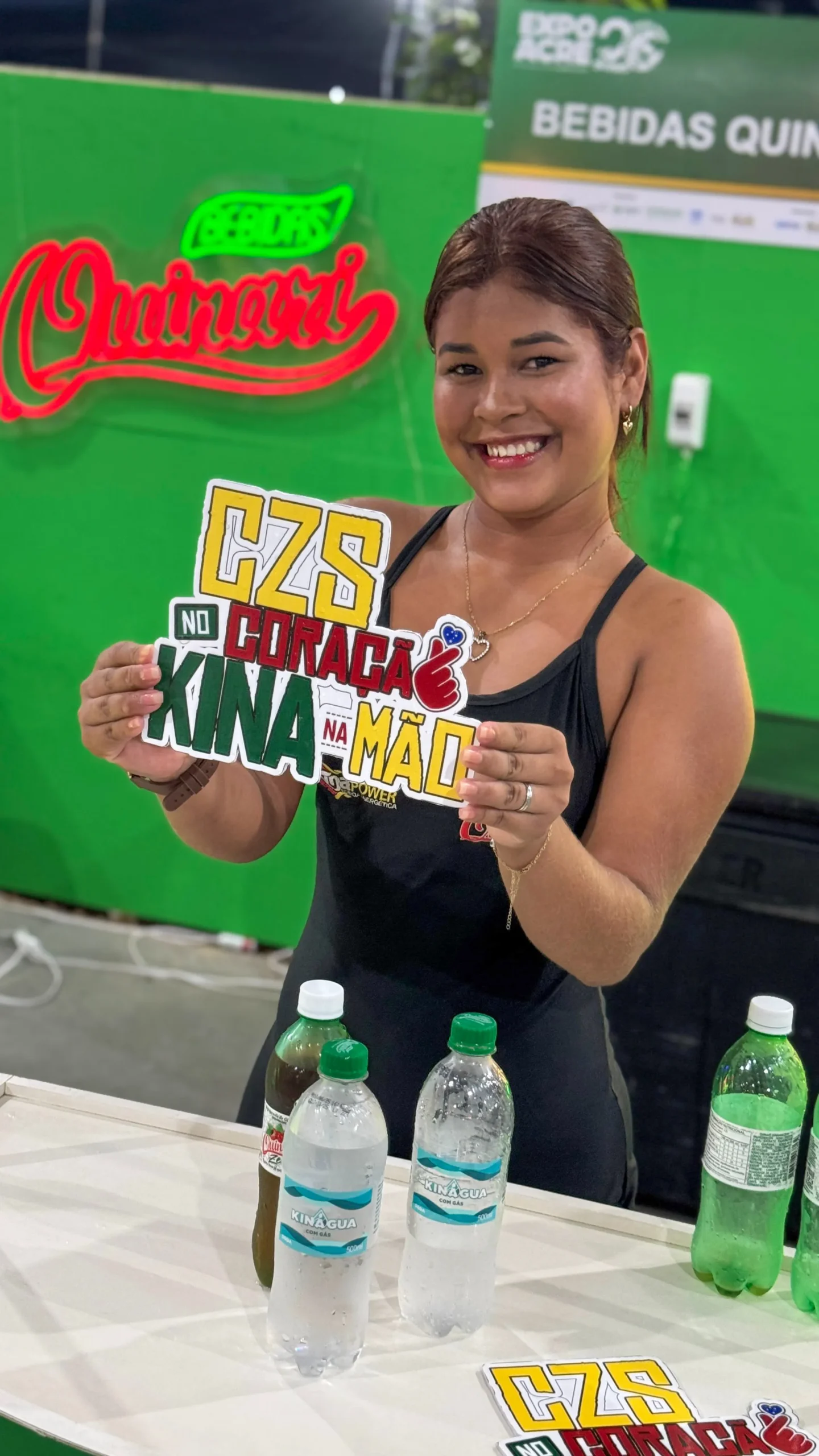 Bebidas Quinari marca presença na 20ª ExpoAcre Juruá com degustação dos produtos zero açúcar