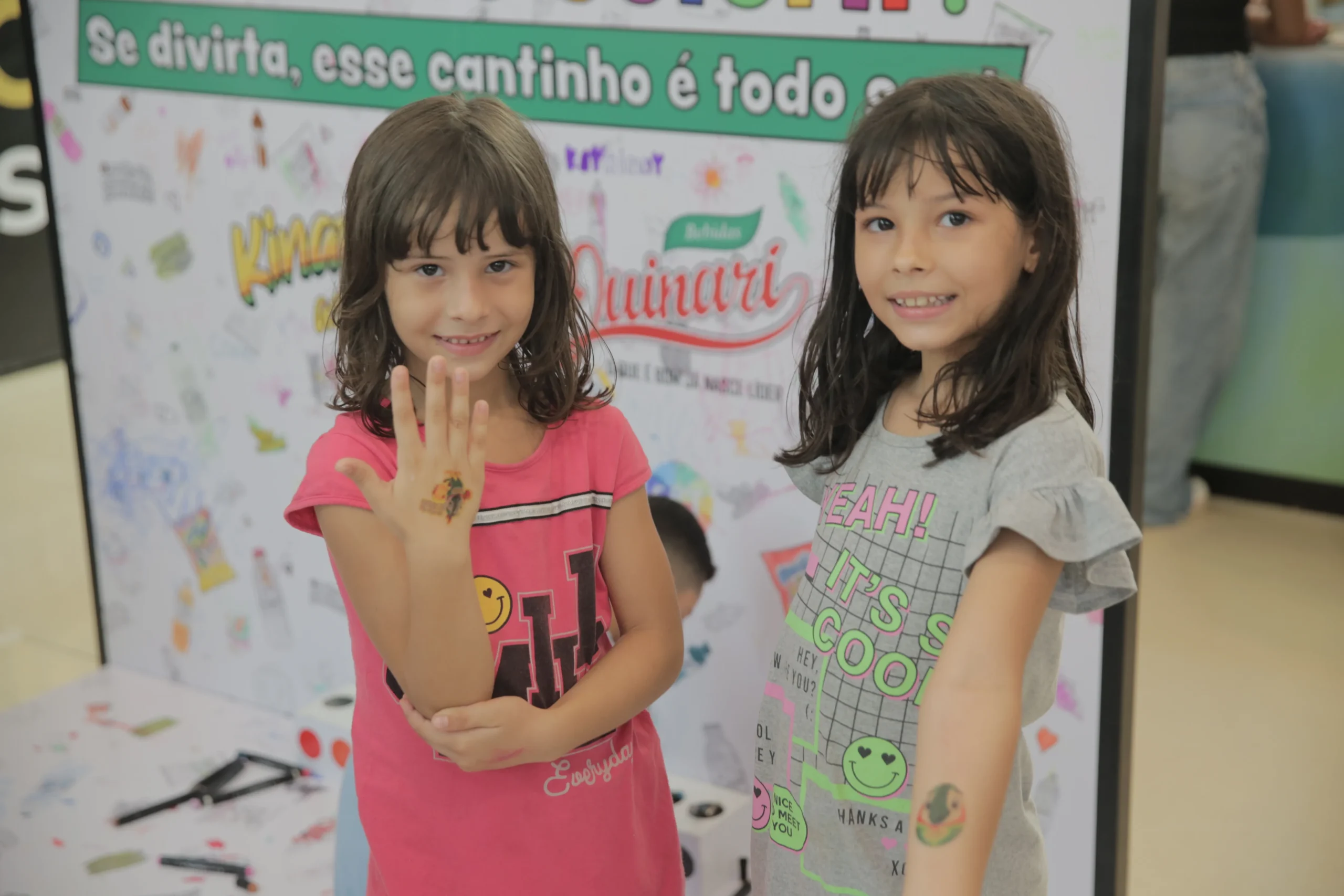 Bebidas Quinarí e Kinaritos celebram o Dia das Crianças com ação especial no shopping