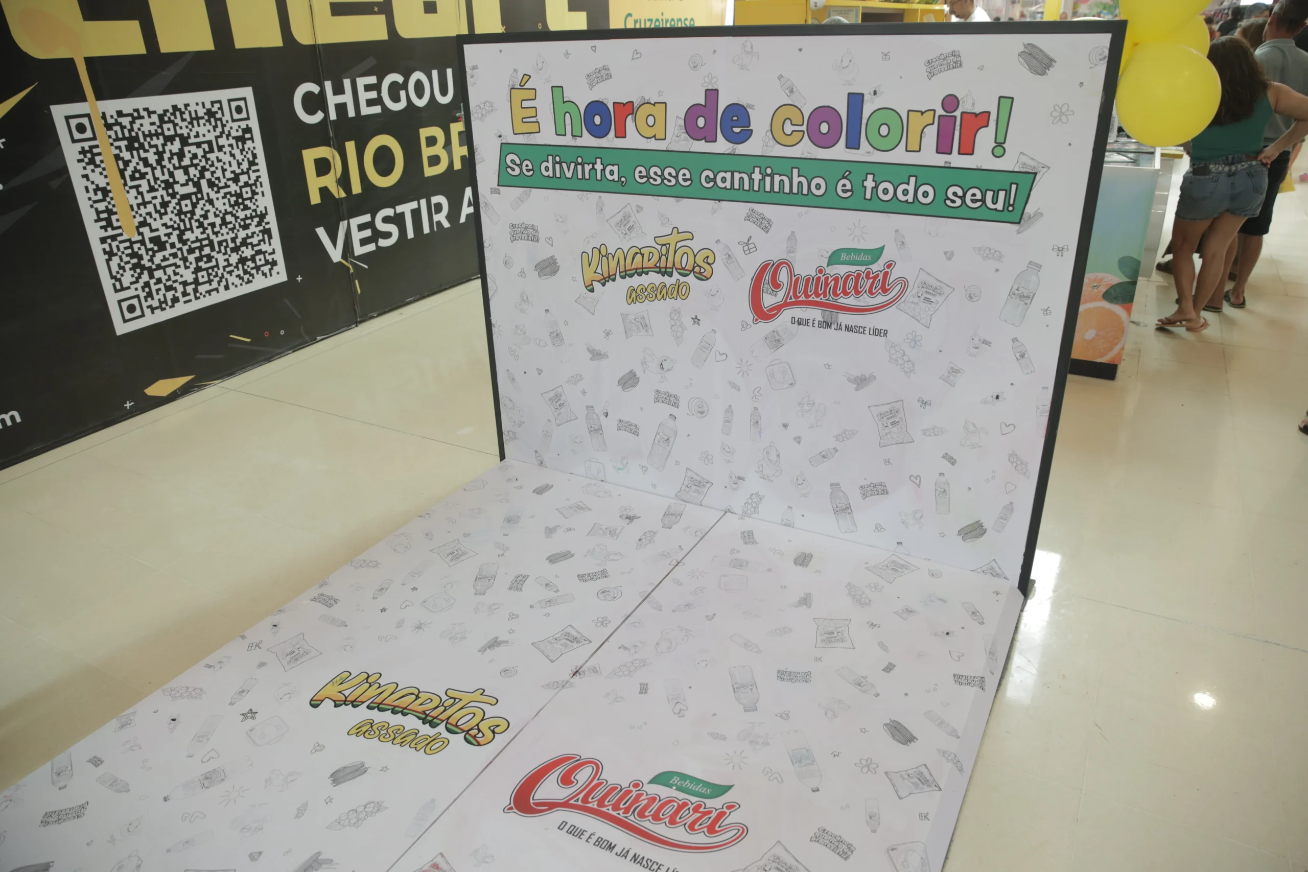 Bebidas Quinarí e Kinaritos celebram o Dia das Crianças com ação especial no shopping
