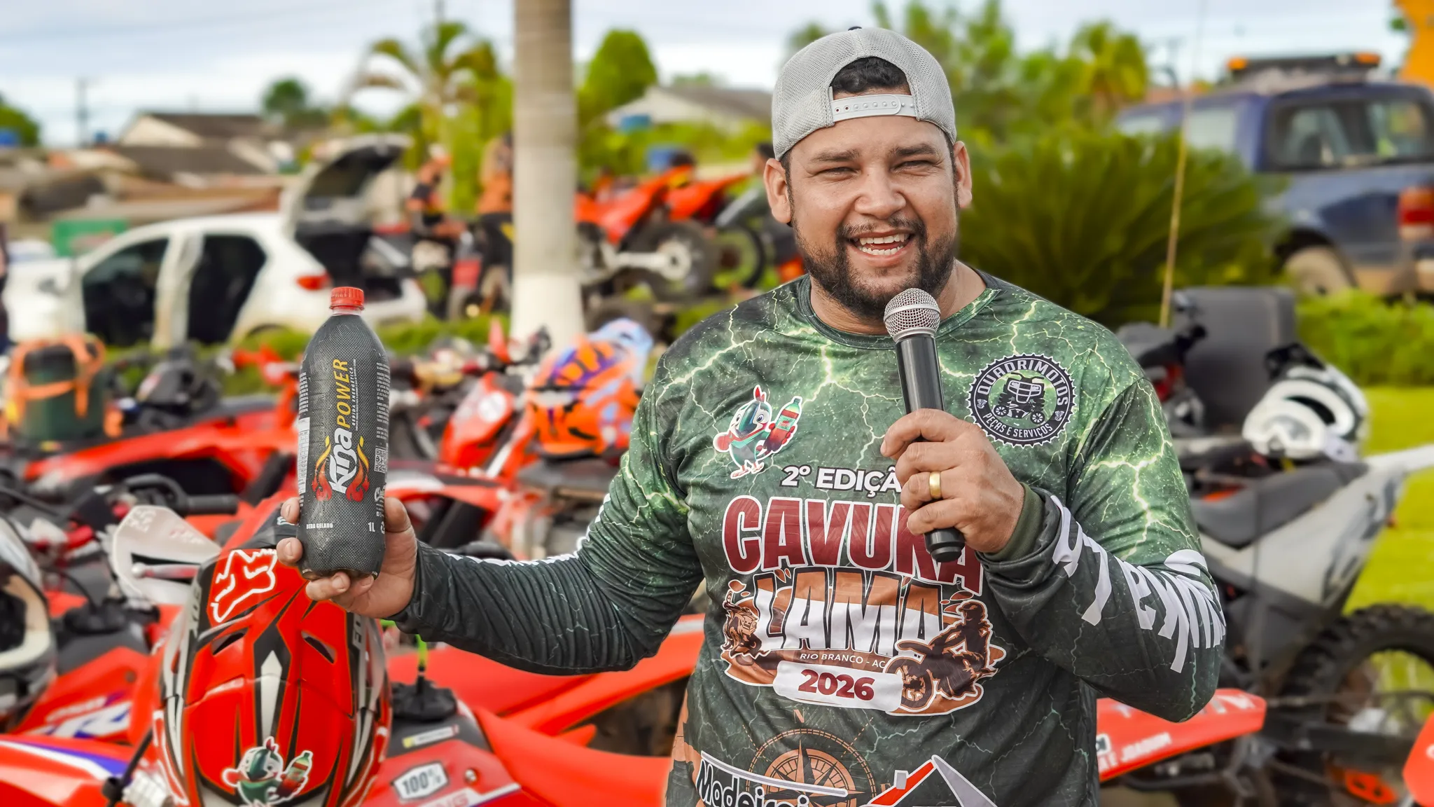 Bebidas Quinarí acelera junto com o Trilhão CavukaLama e fortalece presença em eventos de aventura