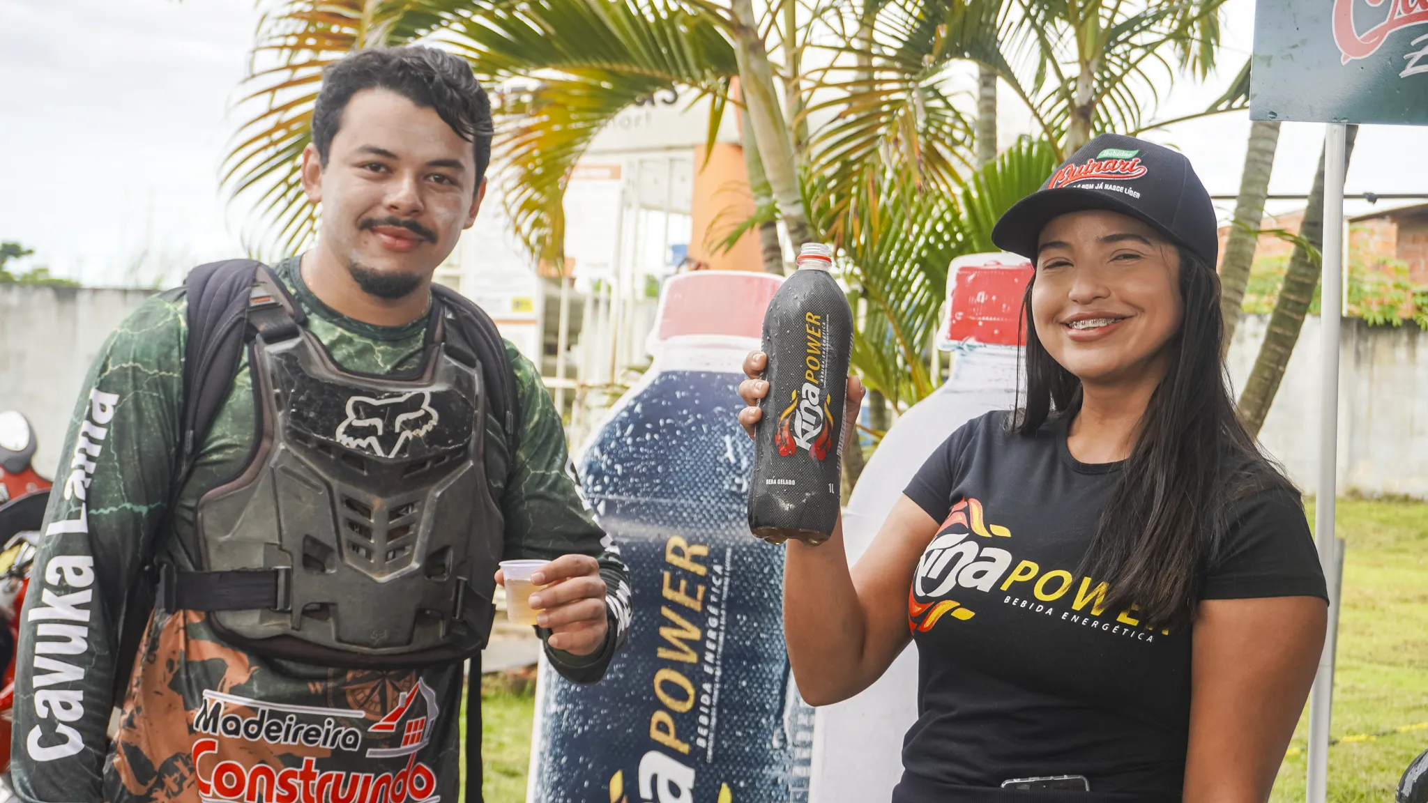 Bebidas Quinarí acelera junto com o Trilhão CavukaLama e fortalece presença em eventos de aventura